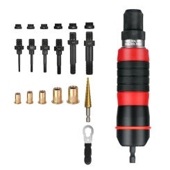 A50I M3-M10 Electric Rivet Tool Drill Adapter Grade DIY Plug-In Nut Quick Riveting Tools Kit With Rivet Nuts