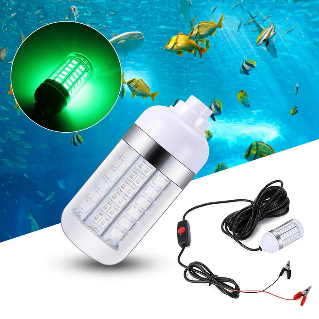 Description Picture 3 of itemIP68 Fishing Light 108 2835SMD LED Underwater Fishing Light 12V Lures Finder Lamp Attracts Prawns Squid Krill Green Light New
