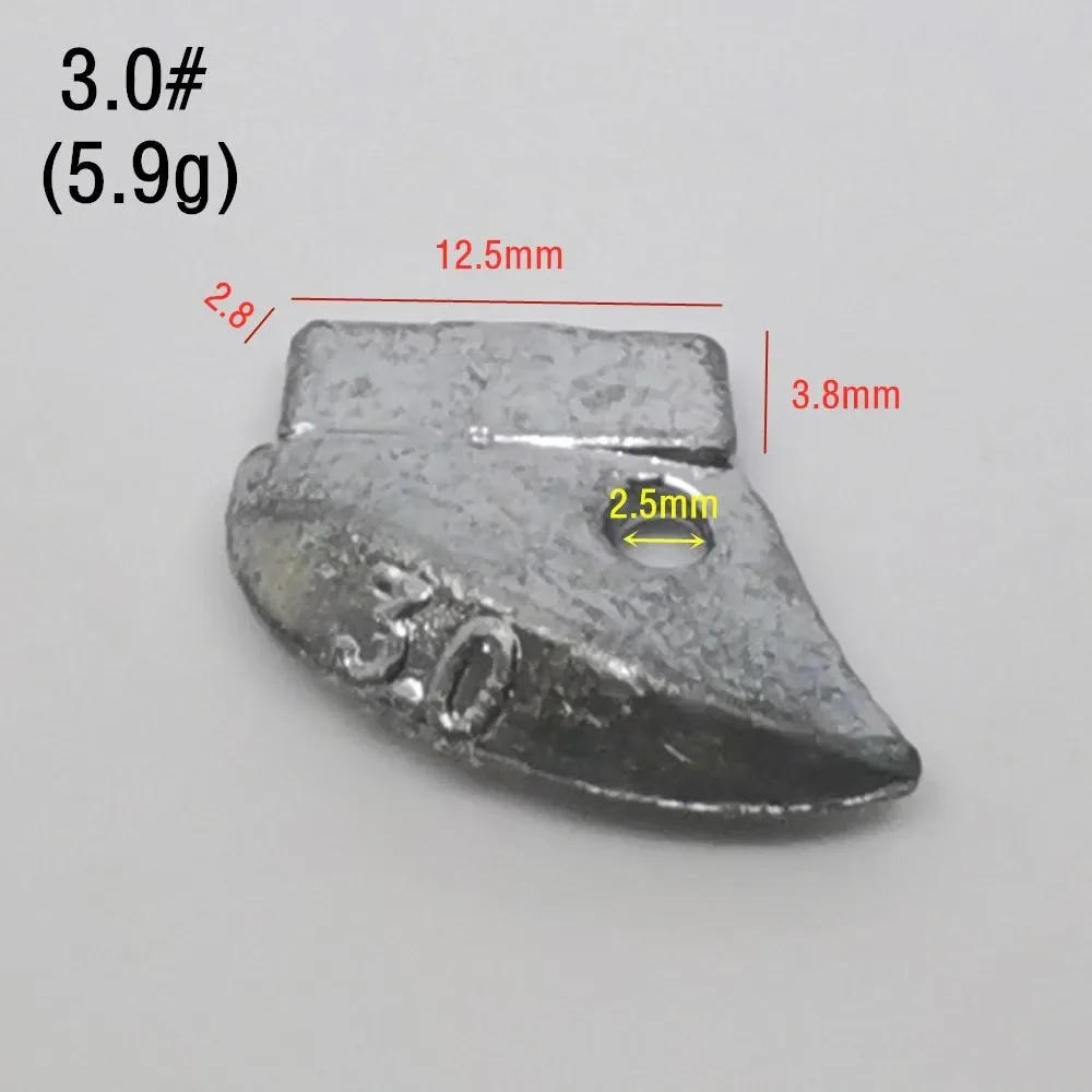 Description Picture 6 of item10pcs sinker Fake bait shrimp fish Fishing accessories Fishermen Artisan DIY Squid lure spinner Chipiron Octopus cuttlefish Tool