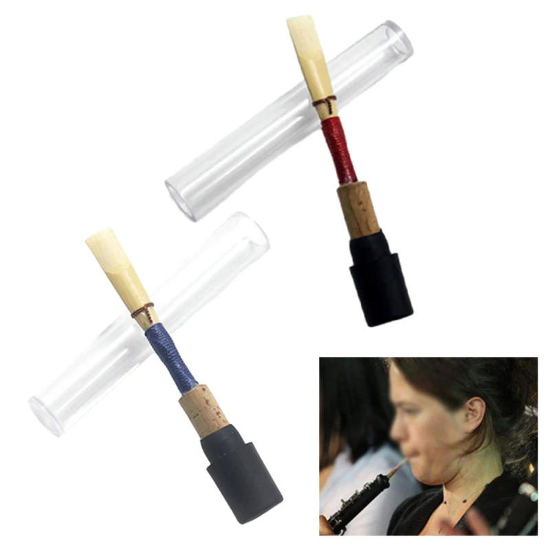 Description Picture 2 of itemReed Oboe Reed Bulrush Concentrated Tone Good Vibration. High-grade Cork Medium Wind Instrument Part Oboe Reeds