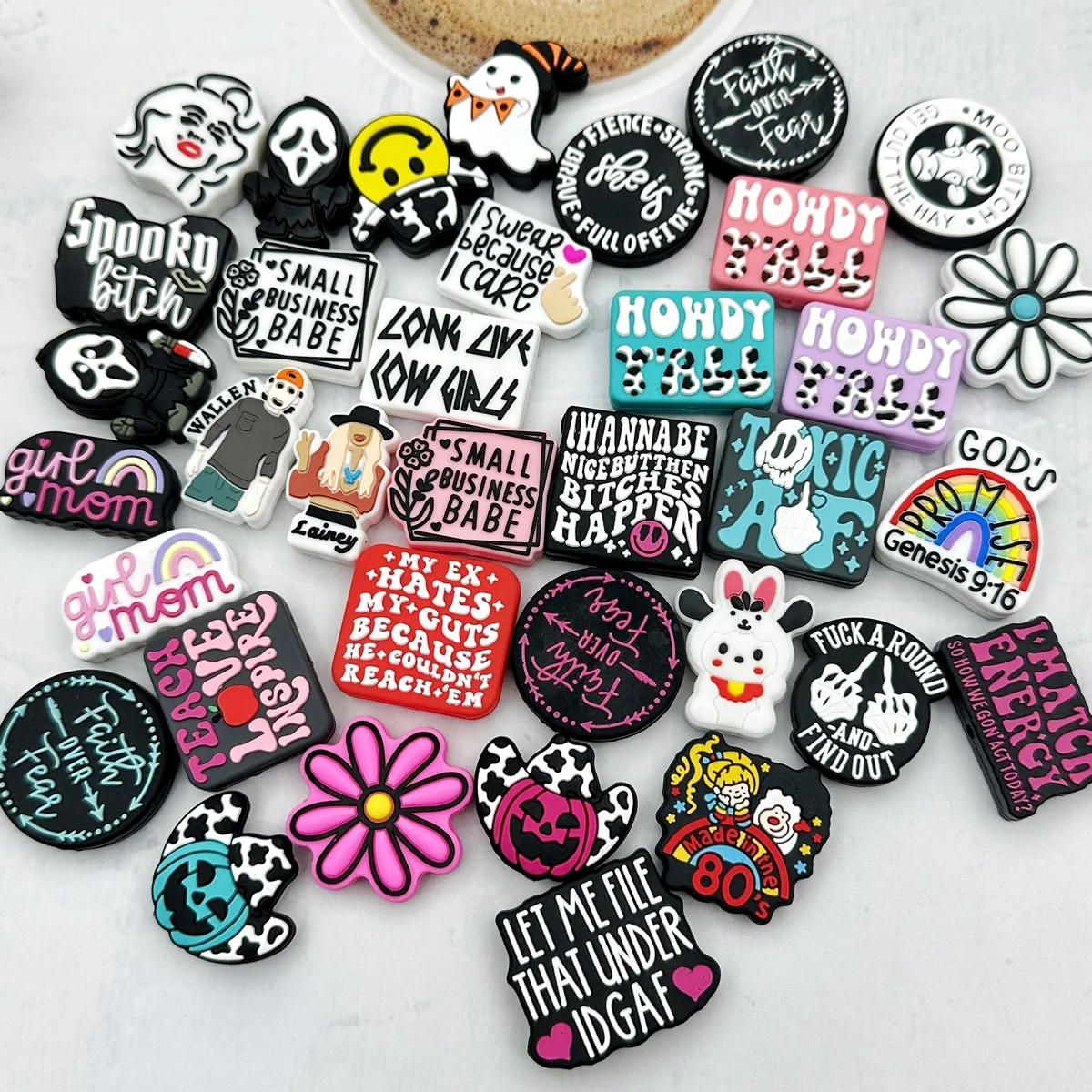 Description Picture 4 of item10pcs Silicone Beads Diy Focal Silicone Beads DIY Pen Nipple Chain Jewelry Accessories Wholesale Silicone Beads Creative Gifts