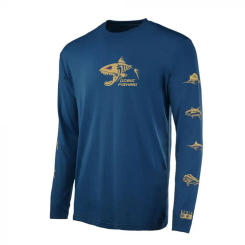 Huk New Men's UV Mask Hooded Performance Fishing Shirt Breathable Fabric Long Sleeve UPF50+ Angling Clothing