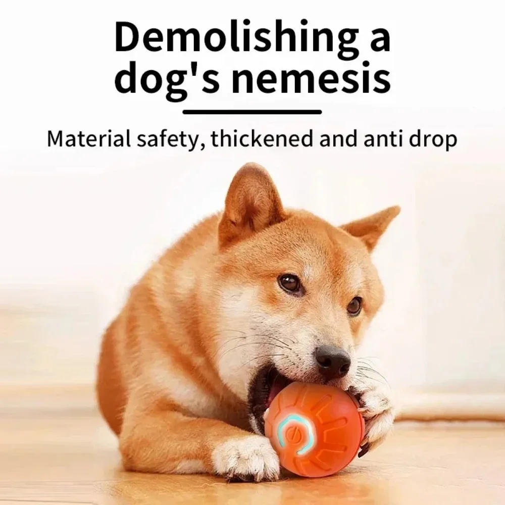 Description Picture 5 of itemSmart Dog Toy Ball Electronic Interactive Pet Toy Moving Ball USB Automatic Moving Bouncing for Puppy Birthday Gift Cat Products