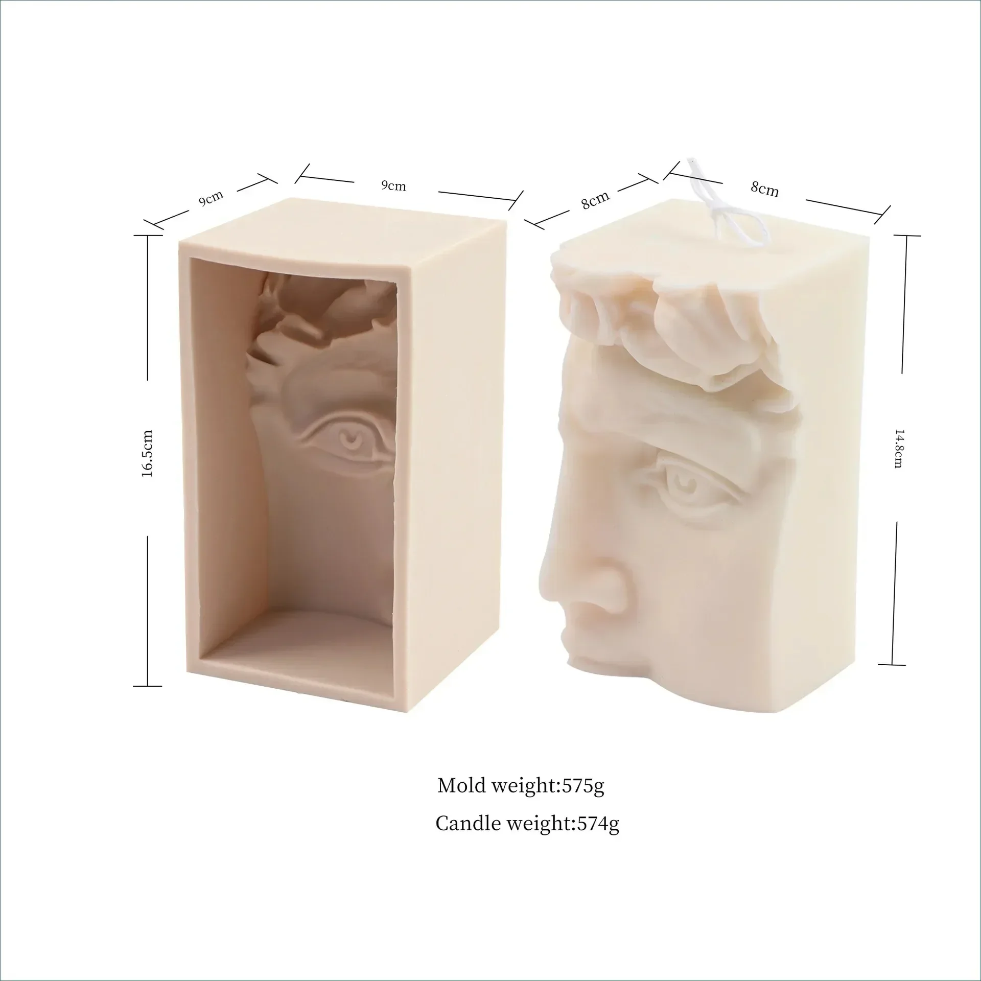 2D David mold