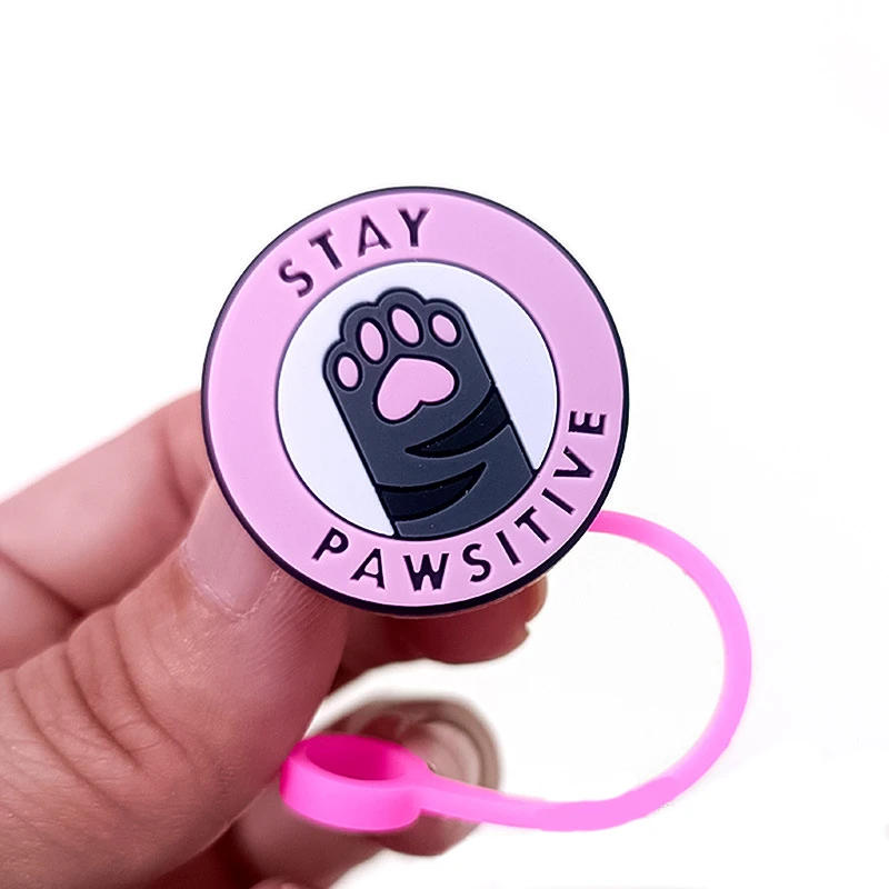 Description Picture 5 of itemCute Cat Animal Straw Cover Cap for Reusable Drinking Dust Cap Glas Cup Accessories,Straw Toppers 10mm Silicone Straw Cover