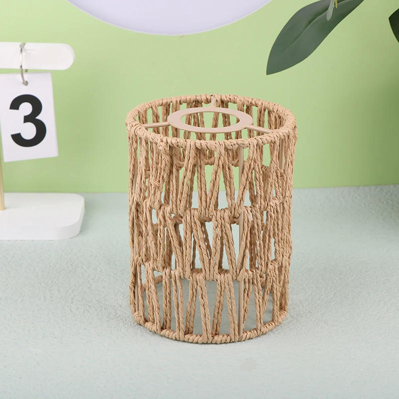 Description Picture 3 of itemBohemian Style Handwoven Home Decor Ceiling Lamp Woven Lampshade Rattan Lampshade Pendant Lamp Pendant Lamp Shade