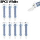 8PCS White