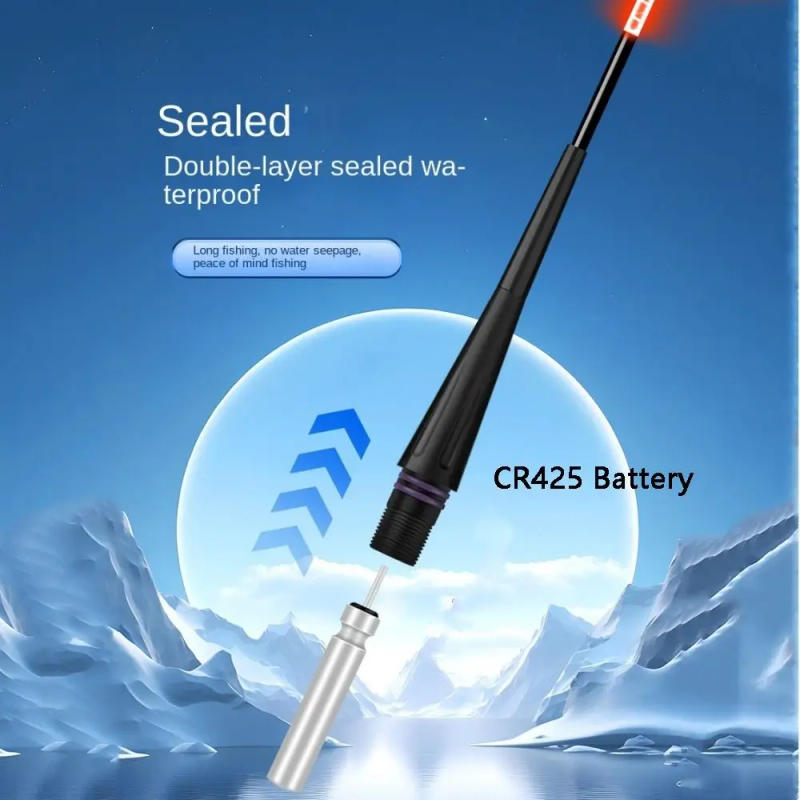 Description Picture 6 of itemSmart Led Fishing Float Highly Sensitive Remind Buoy Gravity Sensor Glowing Electric Night Fishing Strobe Long Tail