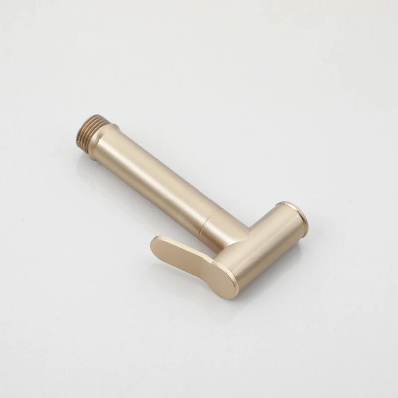 Description Picture 5 of itemYANKSMART Brushed Gold Bidet Faucet Brass Wall Mounted Shower Sprayer Head Torneira Set Hot and Cold Water Tap Toilet Faucets