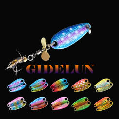 New Swimbait 2.3g/3.5g/5g Metal Bait Laser UV Spoon Fishing Lures Wobblers Fly Fishing Hook Artificial Trout Lure