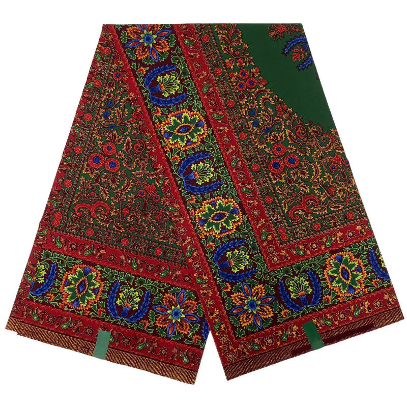 Description Picture 5 of item100% Cotton African Real Wax Fabric Ankara Wax Prints Batik Pagne High Quality Sewing Material For Nigeria Woman Style Dress