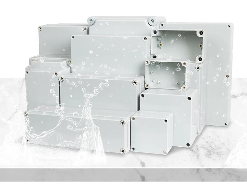 Description Picture 3 of itemF-type ABS new material waterproof box Plastic terminal box Ip67 outdoor monitoring power button junction box Enclosure