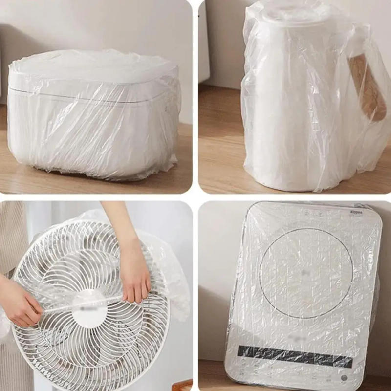 Description Picture 2 of itemDisposable Dust Cover Household Appliances Extra Large Thickened Fan Rice Cooker Microwave Oven Universal Transparent Cover