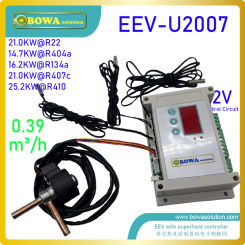 General purpose independent working electronic expansion valves (EXV) is designed for 5~7m bus air conditioners with TM31 comp.
