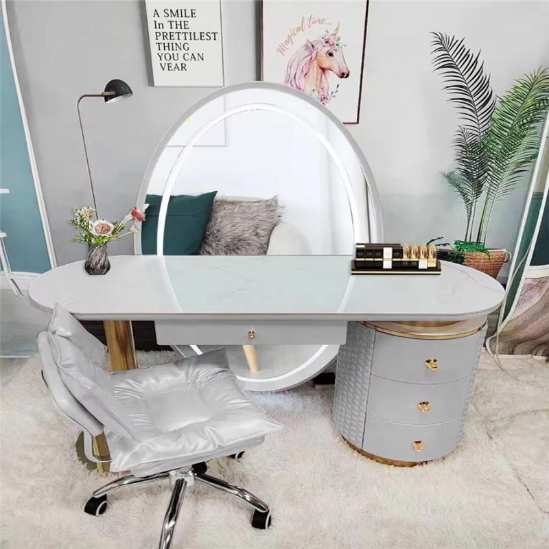 Description Picture 4 of itemKfsee 120cm length Castle Full Set Kfsee Make Up Table Dresser With Mirror With Bench