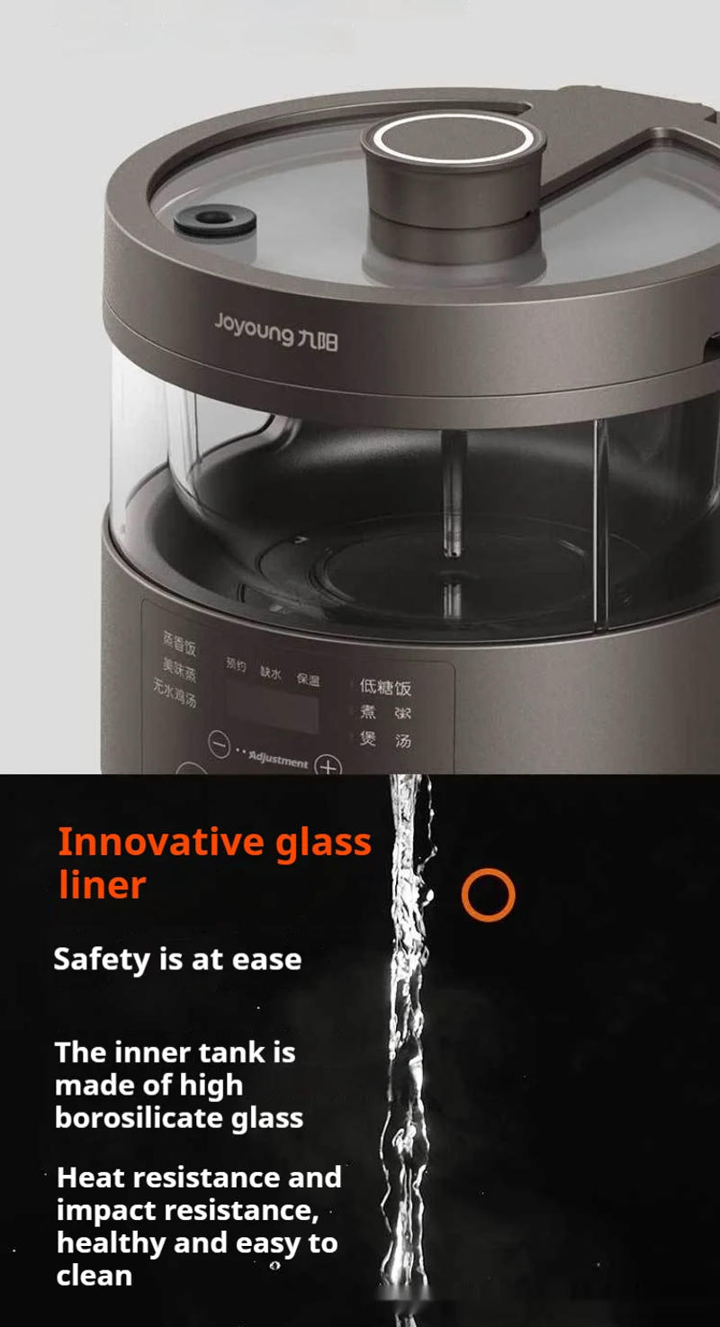 Description Picture 4 of itemSteam rice cooker multifunctional household 3L rice cooker glass uncoated inner pot