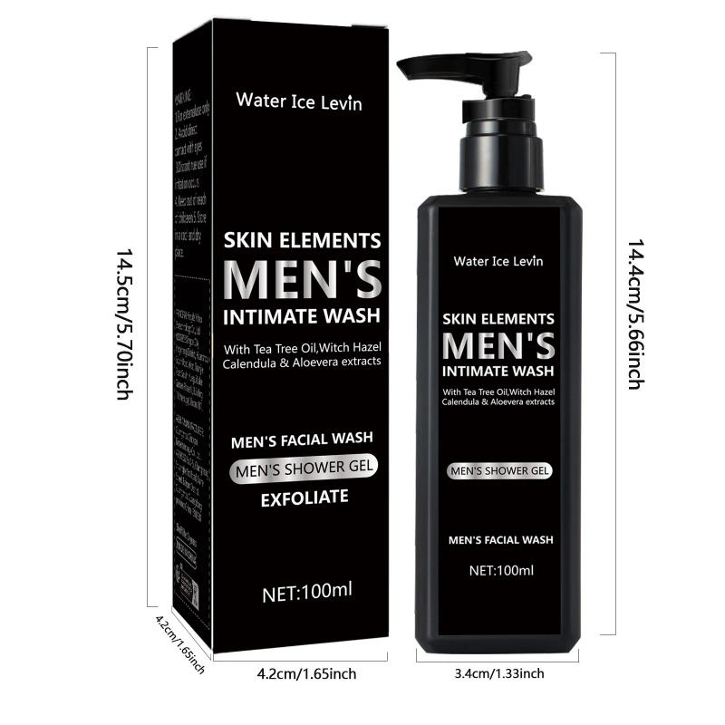 Description Picture 4 of item100ML men's facial cleanser for daily cleansing and bathing, suitable for oily skin, soothing, purifying and cleaning