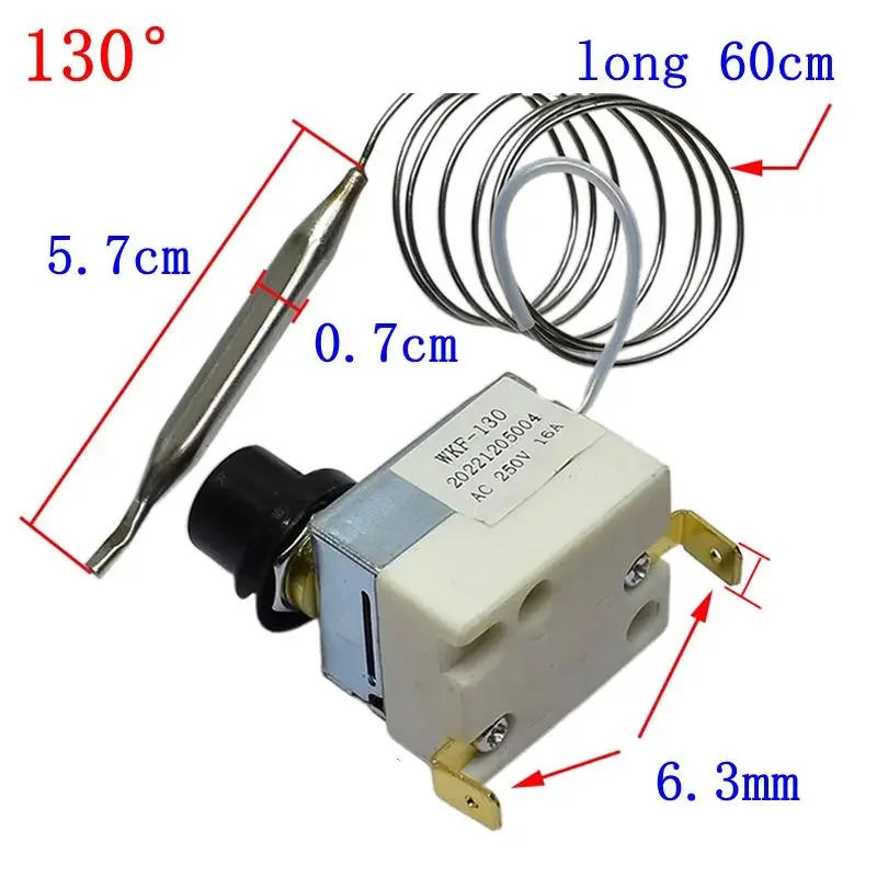 Description Picture 3 of itemElectric Fryer Oven Temperature Control Electric Pancake 110Â° 130Â° 230Â° 240Â° 250Â° 280Â° Temperature Limit Protector Thermostat pa
