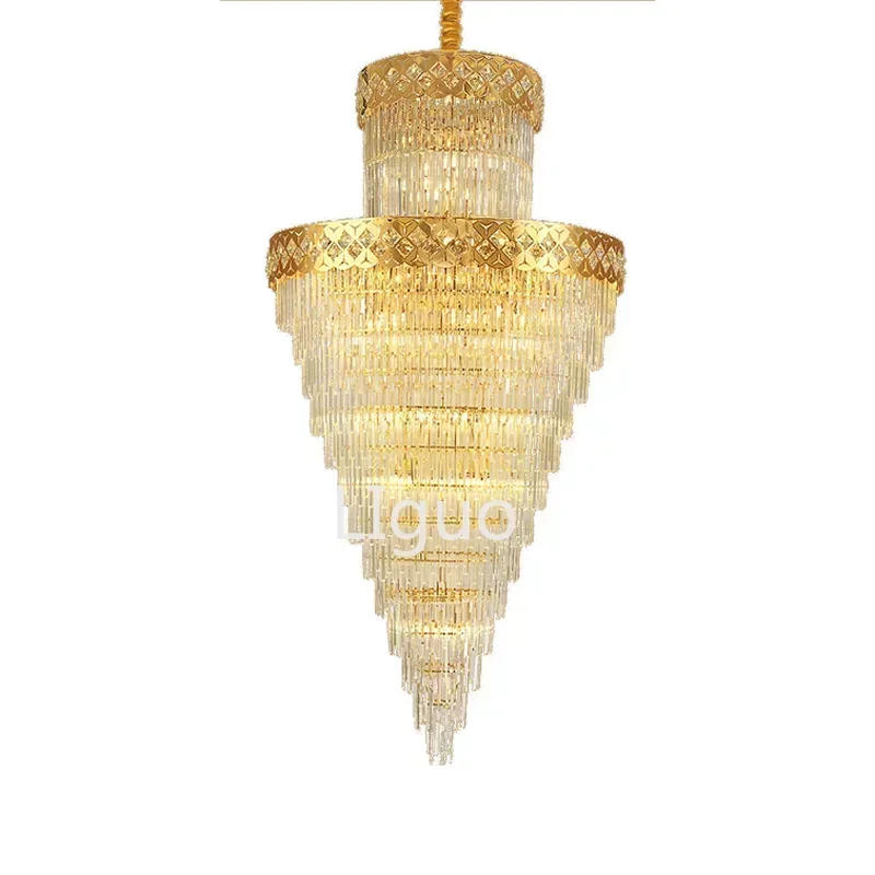 Description Picture 6 of itemDuplex building, living room, large chandelier, villa, post modern luxury building, mid floor, crystal chandelier