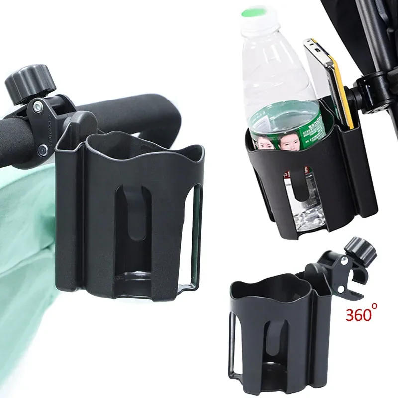 Description Picture 2 of item2 in 1 Baby Stroller Water Cup Holder with Mobile Phone Holderbottle Holderelectric Carbicycle Universal Water Bottle Holder