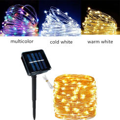 1pc 32M300 LED Solar Fairy Light Outdoor Garland String Light Waterproof Garden Festoon Lamp Christmas Yard Patio Party Decor