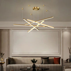 Gold Pendant Lamp for Living Dining Room Modern Pendant Light Lighting Nordic Restaurant Hanging Lights Office Fixture Luminaria