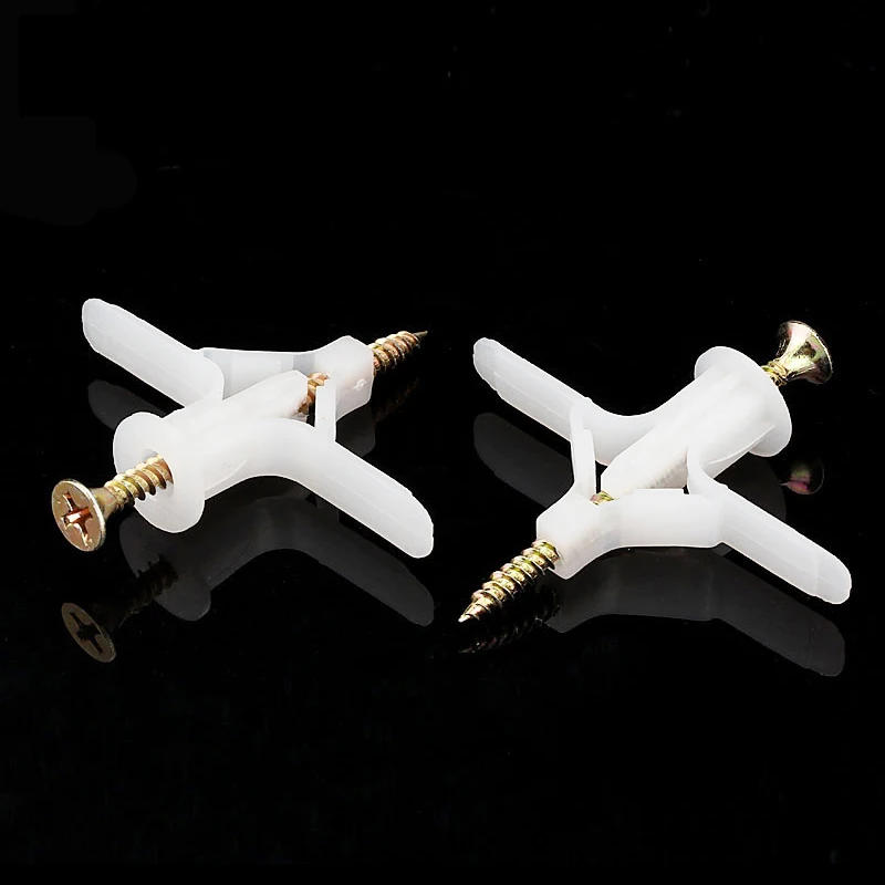 Description Picture 3 of itemPlastic Expansion Drywall Anchor Pipe Tube Kit Screw Self Drilling Fiberboard Nail Wall Pierced Gypsum Board Hollow Brick