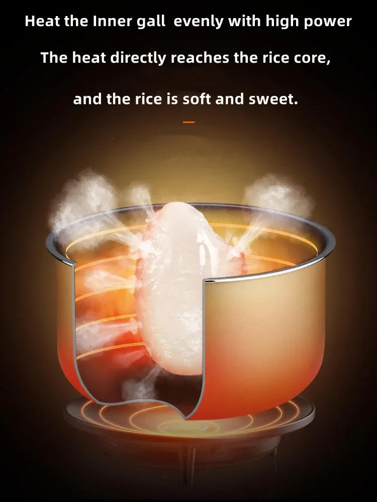 Description Picture 5 of itemJoyoung Electric Cooker Intelligent Reservation Non-stick Inner Bladder Multicooker Cooking Appliances Rice Cooker [JYF-30FE08]