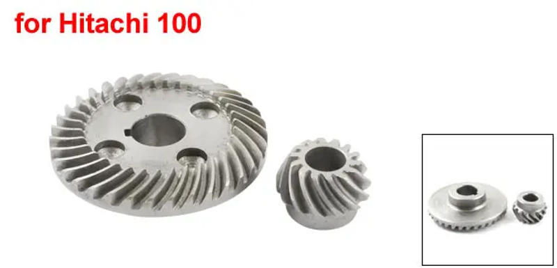 Description Picture 3 of itemElectric Spiral Bevel Ring Pinion Gear Set Power Transmission Parts Gear Hardware for Hitachi 100