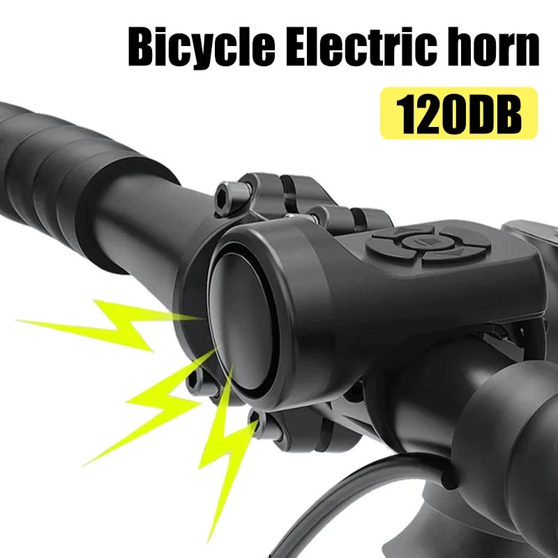 Description Picture 2 of itemBicycle Electric Bell Bike USB Charging Horn MTB Mountain Bike Warning Safety Ring Waterproof Bell Cycling Accessories