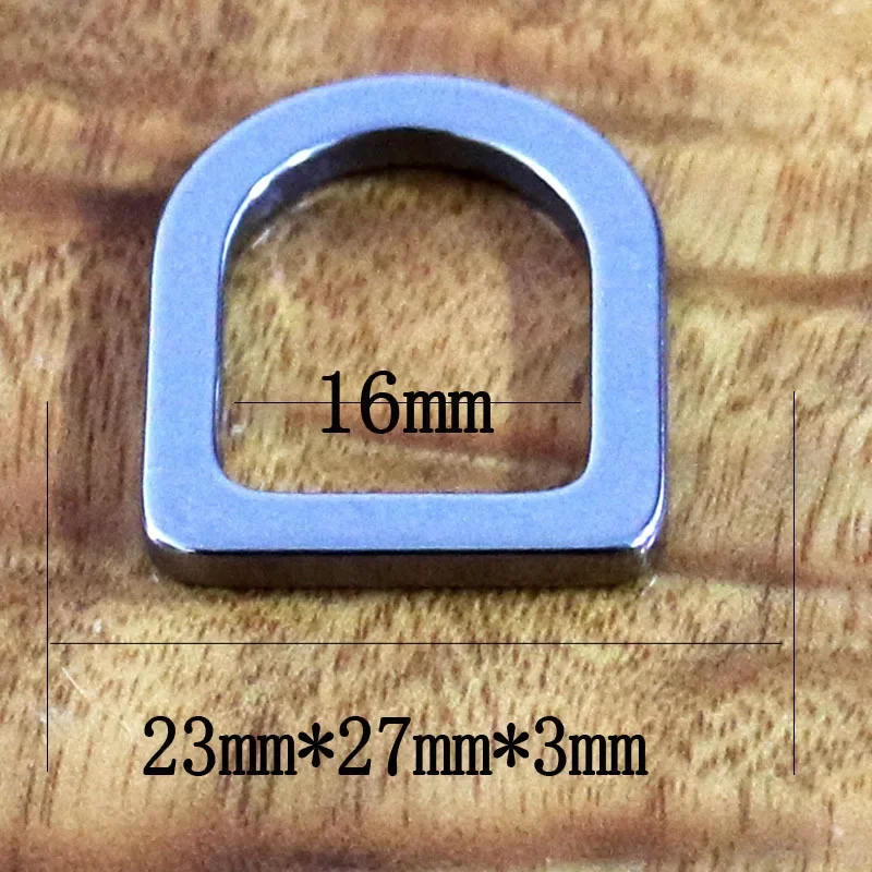Description Picture 6 of item1 Piece Stainless Steel D Ring Oval Ring Metal Clasp Buckle for Leathercraft Bag Parts Purse Backpack Pet Collar Accessories