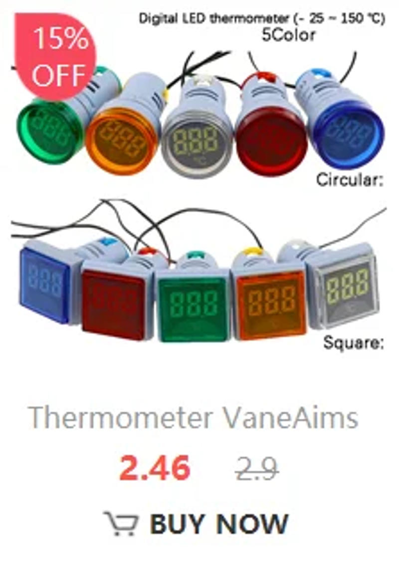Description Picture 6 of item22mm Panel Mount LED Power Electronic Indicator Pilot Signal Light Lamp 12V 24V 110V 220V 380V