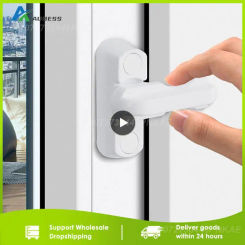 Aluminum Alloy Child Safe Security Window Door Sash Lock Safety Lever Handle Sweep T-lock Security Door Replacement Lock
