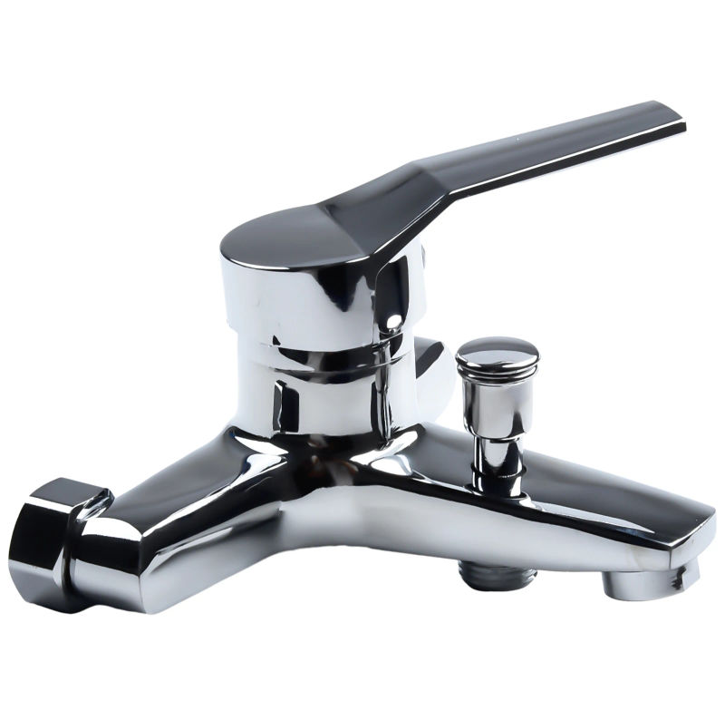 Description Picture 6 of itemZinc alloy Basin Faucets Chrome Wall Mounted Hot Cold Water Mixer Tap Dual Spout Single Handle For Bathroom Shower Basin