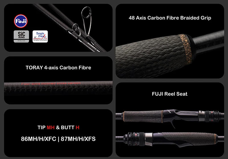 Description Picture 3 of itemPURELURE 1.53m 1.78m UL L Carry Telescopic Lure Rod Travel Rod Trout Perch Spinning Casting Rod Carbon Fishing Rod Soft Bait Rod