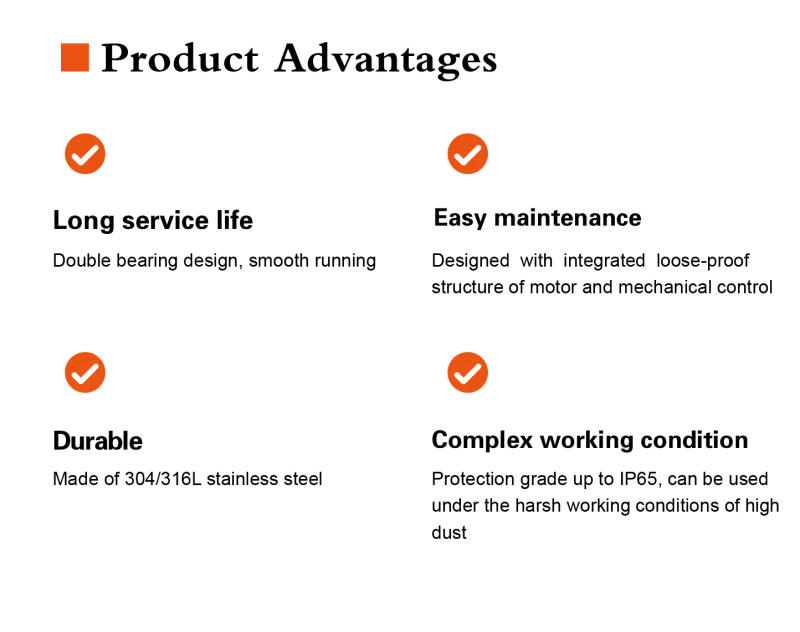 Description Picture 4 of item24V/110V/220V Rotary Paddle Level Switch, Durable Industrial Solids Paddle Switch, Reliable Point Level Sensor for Solids