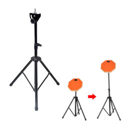 8'' Silent Drum Holder Drum Practice Pads Stand Fits 8'' Single Sided Drum Pad Silent Drum Bracket