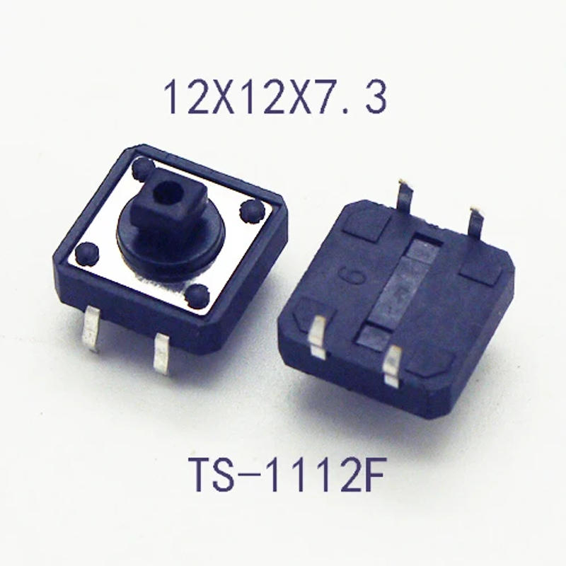 Description Picture 2 of item10Sets Momentary Tactile Button 4PIN SMT/DIP 12X12mm H=9.8/9/16.8mm With Cap Tact switch Push Button Switch Micro Key Button