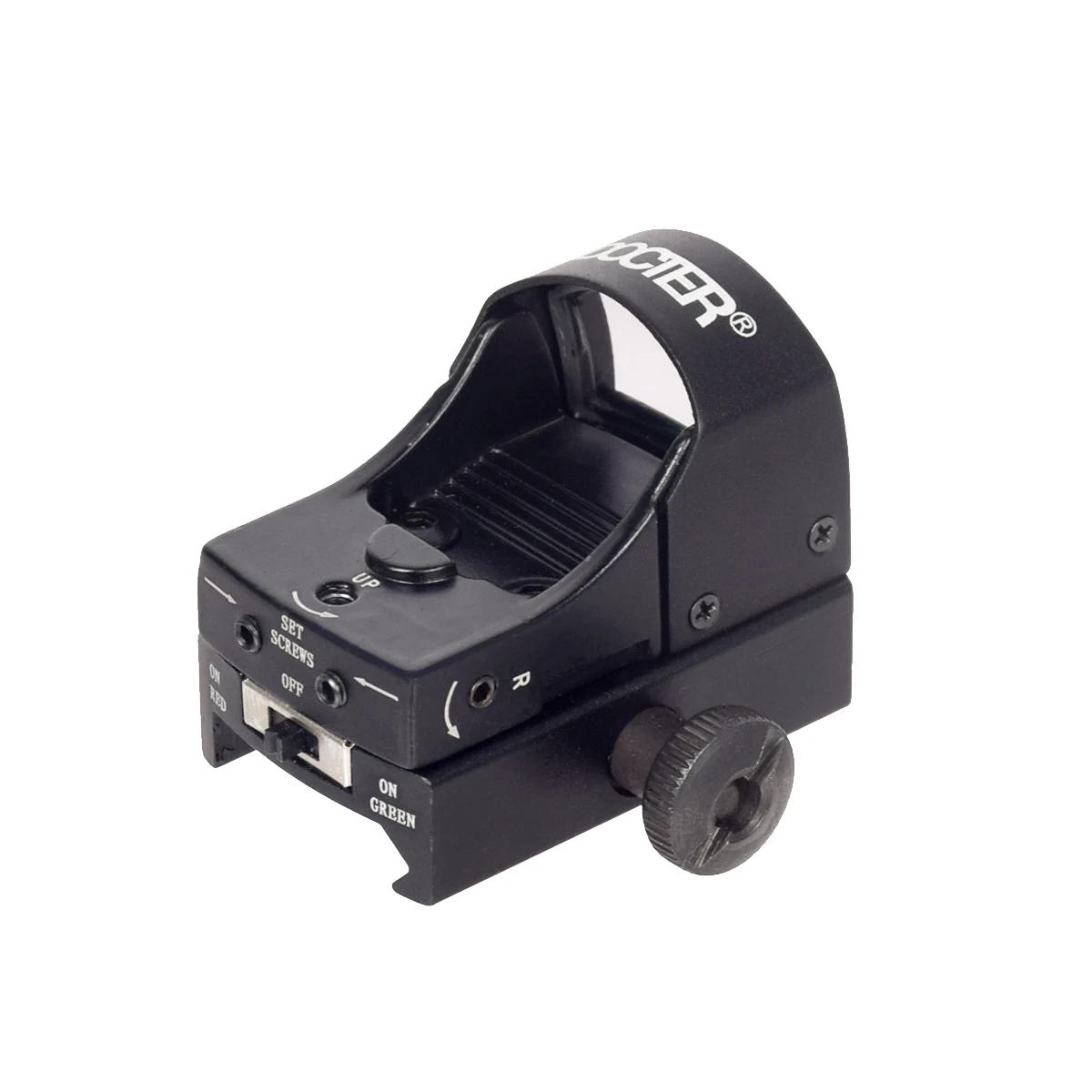 Description Picture 5 of itemTactical Both Red and Green Dot Weapon Optical Sight Offset Mount Riflescopes Fit 20mm Picatinny Rail Airsoft Hunting