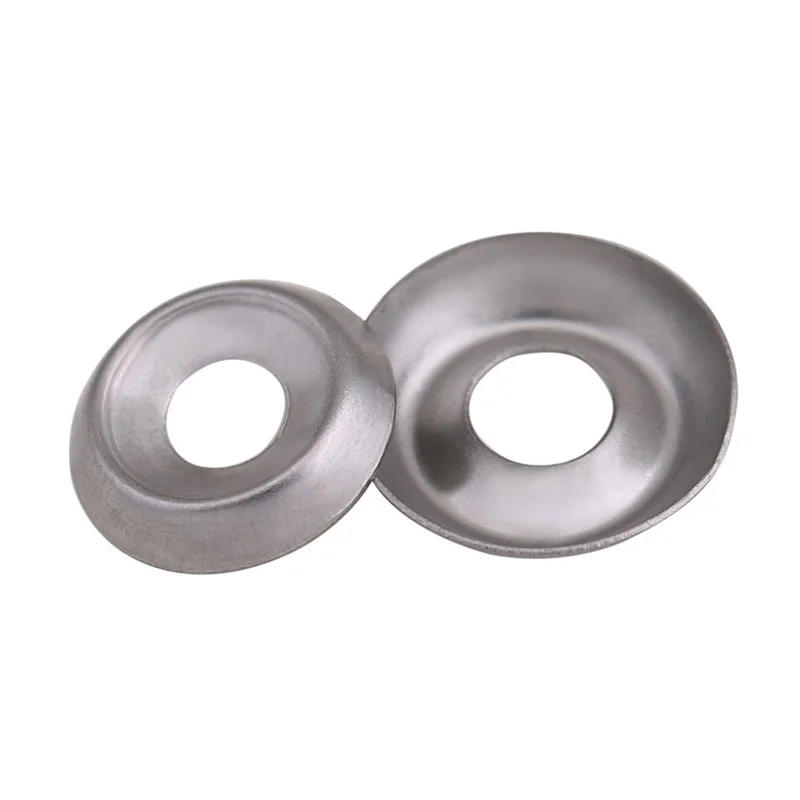 Description Picture 4 of itemM3 M4 M5 M6 Conical Solid Countersunk Washer Gasket Concave Convex Tapered Spherical Cone Washer 10Pcs 304 Stainless Steel
