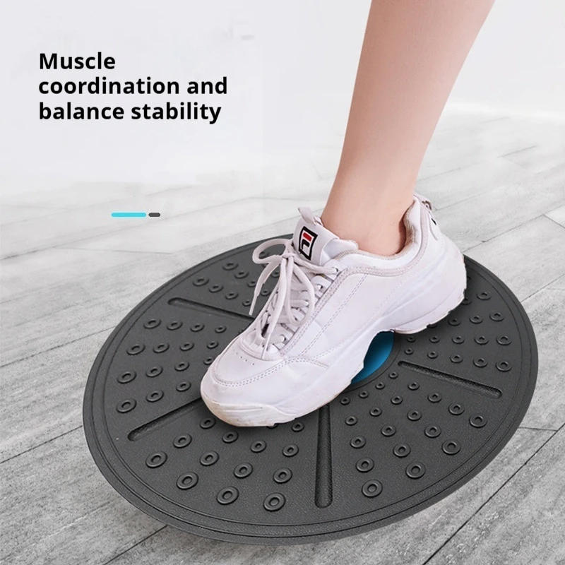 Description Picture 2 of itemRound Yoga Balance Board Exercise Home Gym Pedal Training Child Adult Twisting Disc Fitness Equipment Rehabilitation Body Board