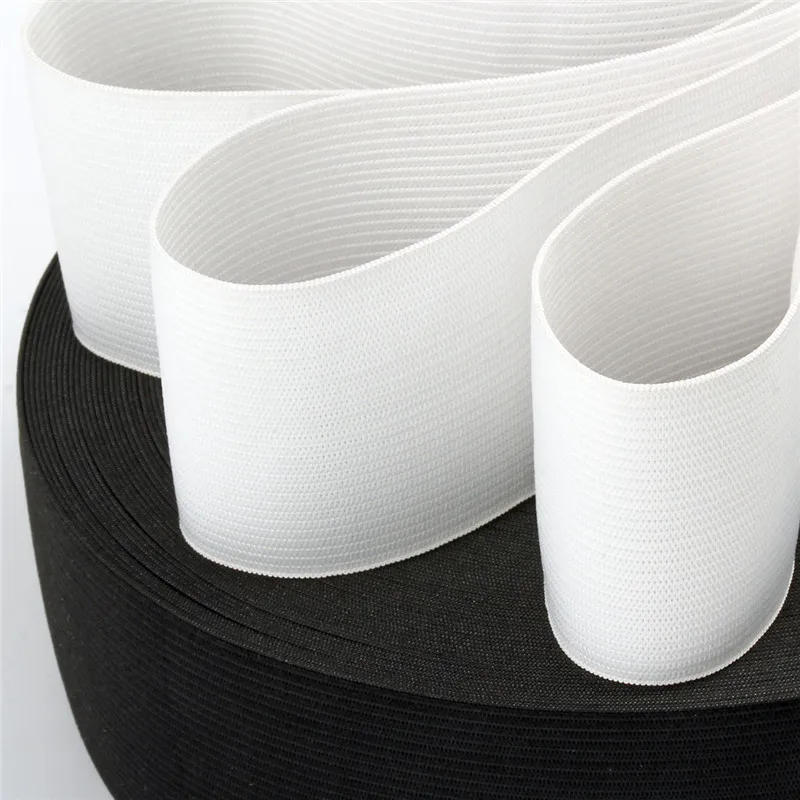 Description Picture 4 of item5yard Elastic Band Rubber Band Elastic Cord for Sewing Clothing Pants Accessories Stretch Belt Garment DIY Sewing Fabric 3-50MM