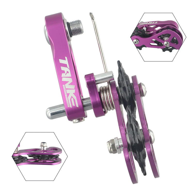 Description Picture 6 of itemBike Chain Tensioner Use For 8 Speed Up To 12 Speed Chain Bicycle Chain Guide Pulley Bike Parts For Oval Tooth Plate Accessory