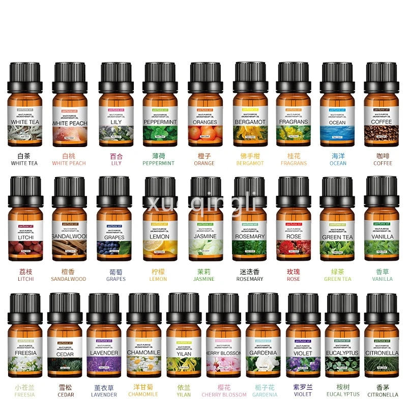 Description Picture 2 of item1pc Water Soluble Aromatherapy Essential Oil 10ml Perfume Oils Humidifier Essential Oill LAVENDER ROSE CHERRY Reed Diffuser Oils