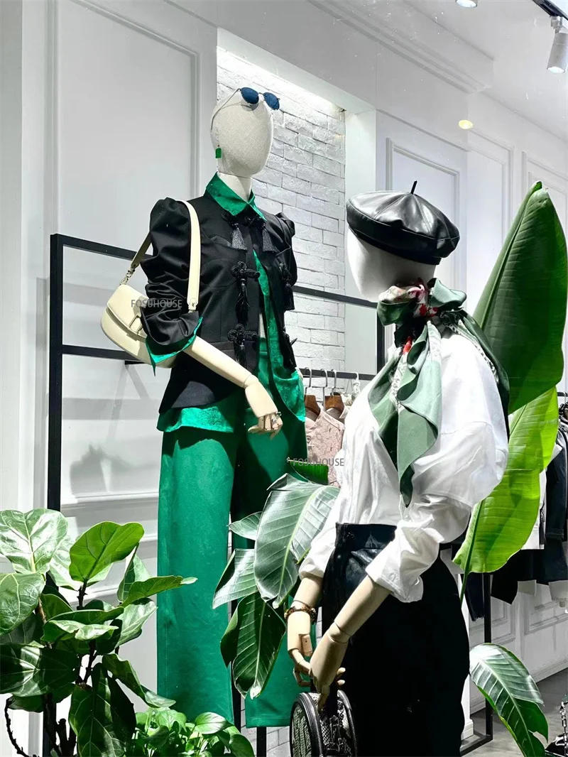 Description Picture 6 of itemParent-child Clothing Store Mannequins Window Display Stand  Full Body Male and Female Model Dummy Props with Solid Wood Hands