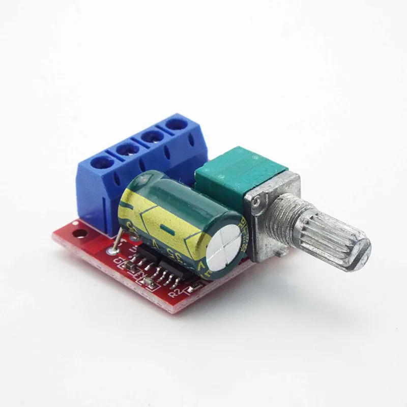 Description Picture 3 of itemMini 5A 90W PWM 12V DC Motor Speed Controller Module DC-DC 4.5V-35V Adjustable Speed Regulator Control Governor Switch 24V