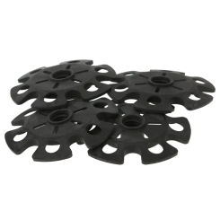 4 Pieces Replacement Rubber Hiking Trekking Pole Snow Basket Caps Tips Parts