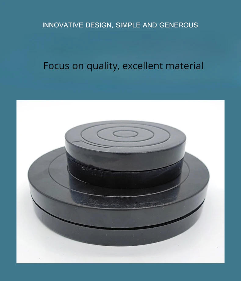 Description Picture 4 of itemPractical Pottery Wheel Rotating Turntable Double-sided 360 Rotating Turntable Clay Sculpture Tool Diameter 11.5/18cm