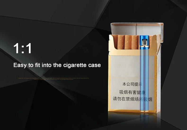 Description Picture 5 of itemMini Compact Open Flame Lighter Fire-free Butane Gas Metal Cigaretteshaped Grinding Wheel Lighters Smoking Accessories Cute