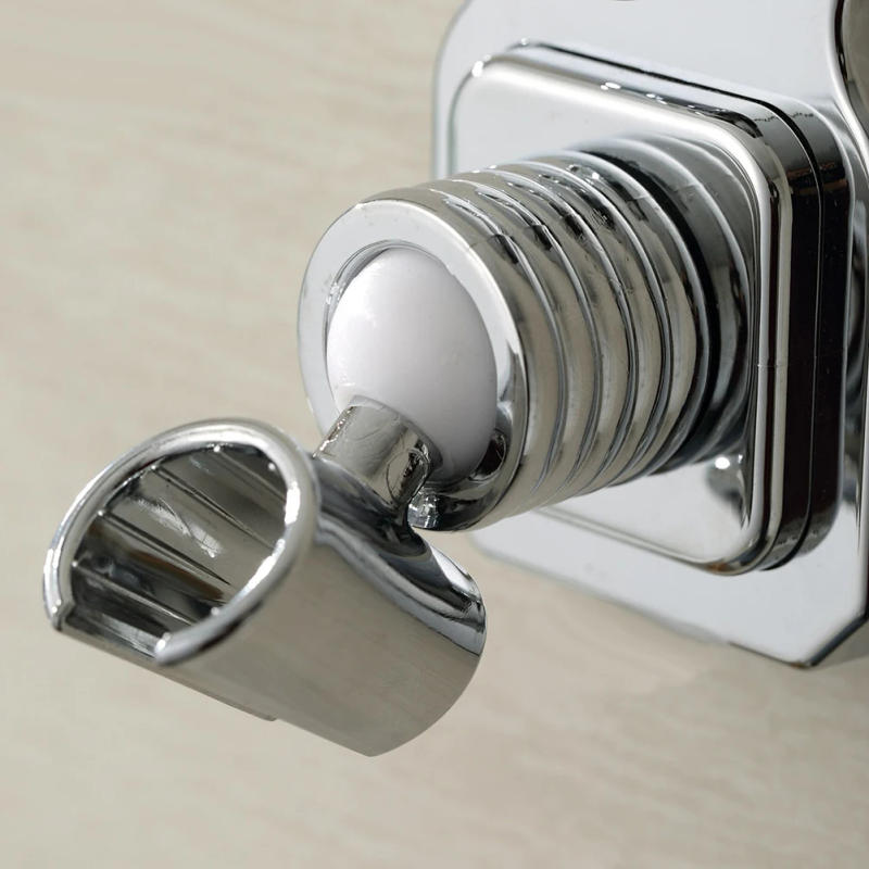 Description Picture 5 of itemShower Head Holder Adjustable Bracket Bathroom Shower Accessories Wall Mount Seat No Punching Shower Head Bracket Hardware